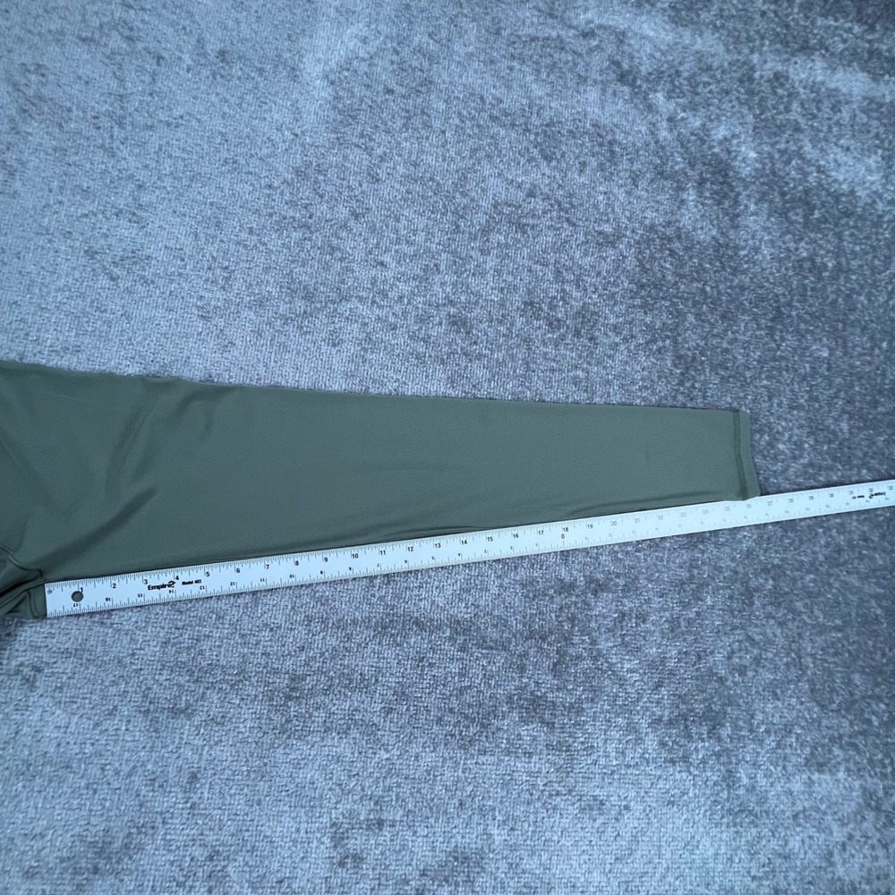 OFFLINE by Aerie Real Me 7/8 Leggings Olive Green Crossover High Rise Small - Picture 8 of 12